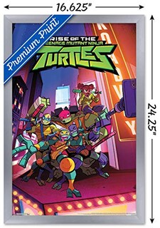 Foto 3 | Foto 3 | Venta Internacional - Póster Enmarcado Trends International Nickelodeon Rise Of The