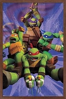 Foto 1 | Foto 1 | Venta Internacional - Póster Enmarcado Trends International Nickelodeon Tmnt