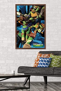 Foto 2 | Foto 2 | Venta Internacional - Póster Enmarcado Trends International Nickelodeon Tmnt