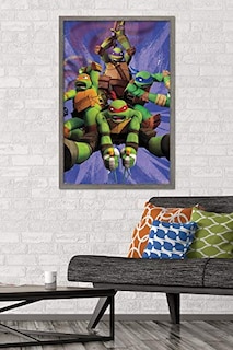 Foto 2 | Foto 2 | Venta Internacional - Póster Enmarcado Trends International Nickelodeon Tortugas Ninja