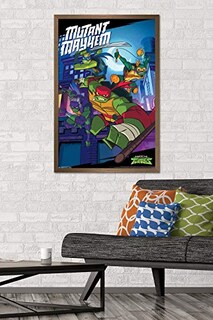 Foto 2 | Foto 2 | Venta Internacional - Póster Enmarcado Trends International Nickelodeon Tortugas Ninja
