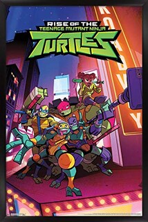 Foto 1 | Foto 1 | Venta Internacional - Póster Enmarcado Trends International Nickelodeon Tortugas Ninja