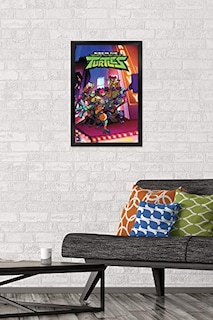 Foto 2 | Foto 2 | Venta Internacional - Póster Enmarcado Trends International Nickelodeon Tortugas Ninja