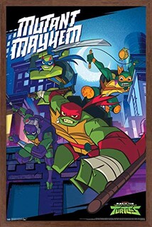 Foto 1 | Foto 1 | Venta Internacional - Póster Enmarcado Trends International Nickelodeon Rise Of The T