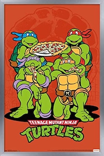 Foto 1 | Foto 1 | Venta Internacional - Póster Enmarcado Trends International Nickelodeon TMNT