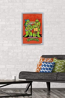 Foto 2 | Foto 2 | Venta Internacional - Póster Enmarcado Trends International Nickelodeon TMNT