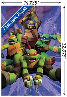 Foto 3 | Foto 3 | Venta Internacional - Póster Mural Trends International Nickelodeon Tortugas Ninja
