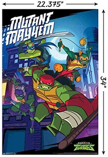 Foto 3 | Foto 3 | Venta Internacional - Póster Mural Trends International Nickelodeon Tortugas Ninja