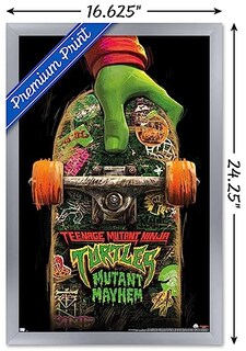 Foto 3 | Foto 3 | Venta Internacional - Póster Enmarcado Trends International Teenage Mutant Ninja Turt
