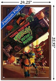 Foto 3 | Foto 3 | Venta Internacional - Póster Enmarcado Trends International Teenage Mutant Ninja Turt