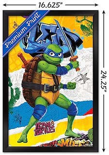 Foto 3 | Foto 3 | Venta Internacional - Póster Enmarcado Trends International Teenage Mutant Ninja Turt