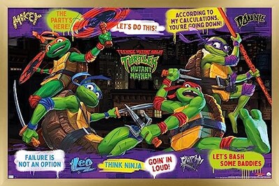 Foto 1 | Foto 1 | Venta Internacional - Póster Enmarcado Trends International Teenage Mutant Ninja Turt