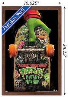 Foto 3 | Foto 3 | Venta Internacional - Póster Enmarcado Trends International Teenage Mutant Ninja Turt