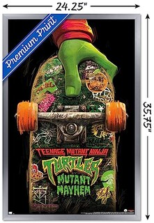 Foto 3 | Foto 3 | Venta Internacional - Póster Enmarcado Trends International Teenage Mutant Ninja Turt