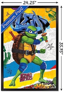 Foto 3 | Foto 3 | Venta Internacional - Póster Enmarcado Trends International Teenage Mutant Ninja Turt