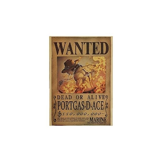 Foto 1 | Foto 1 | Póster One Piece Reward Wanted Portgas D Ace 28 X 42 Cm - Venta Internacional.