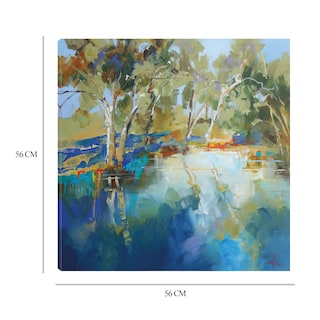 Foto 8 | Foto 8 | Cuadro Decorativo - Arroyo Cobram - Fine Art Tj 56 X 56 cm