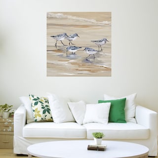 Foto 3 | Foto 3 | Cuadro Decorativo - Andarríos En Playa Ii Ámbar Fine Art Tj 82 X 82 cm