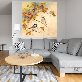 Foto 4 | Foto 4 | Cuadro Decorativo Fine Art TJ 'Aves de Otoño II' de Barbara Mock 94 x 94 cm