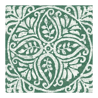 Foto 1 | Foto 1 | Cuadro Decorativo - Azulejo Verde Oscuro Amadora Iv - Wild Apple Portfolio - Arte Moderno - Impresión En Lienzo - Fine Art Tj