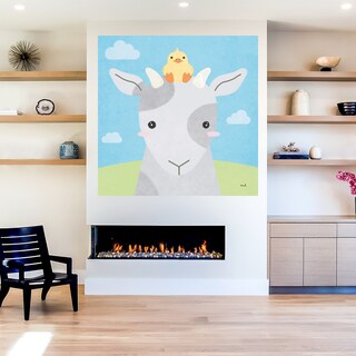 Foto 5 | Foto 5 | Cuadro Decorativo Fine Art TJ 'Amigos de Granero IV' de Moira Hershey 94 x 94 cm