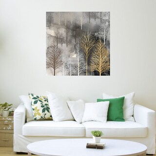 Foto 3 | Foto 3 | Cuadro Decorativo Fine Art Tj Arboles de Invierno
