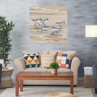 Foto 2 | Foto 2 | Cuadro Decorativo - Andarríos En Playa Ii Ámbar Fine Art Tj 122 X 122 cm