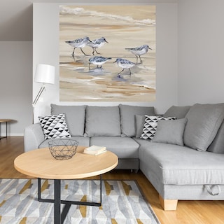 Foto 4 | Foto 4 | Cuadro Decorativo - Andarríos En Playa Ii Ambar - Fine Art Tj 56 X 56 cm
