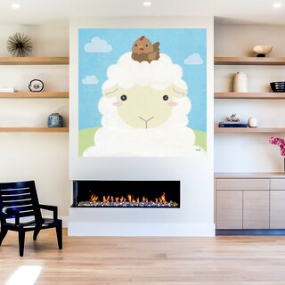 Foto 5 | Foto 5 | Cuadro Decorativo Fine Art TJ 'Amigos de Granero III' de Moira Hershey 122 x 122 cm