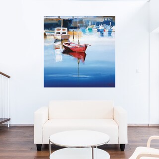 Foto 5 | Foto 5 | Cuadro Decorativo Fine Art TJ 'Amarres Tardíos' de Craig Trewin Penny 56 x 56 cm