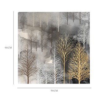Foto 8 | Foto 8 | Cuadro Decorativo Fine Art Tj Arboles de Invierno