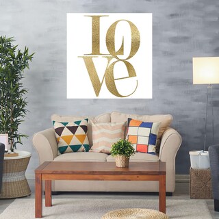 Foto 2 | Foto 2 | Cuadro Decorativo - Amor Dorado - Nikki Chu - Arte Moderno - Impresión En Lienzo - Fine Art Tj