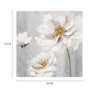 Foto 6 | Foto 6 | Cuadro Decorativo Fine Art TJ 'Blancos de Jardín II' de Heather Hayes 82 x 82 cm