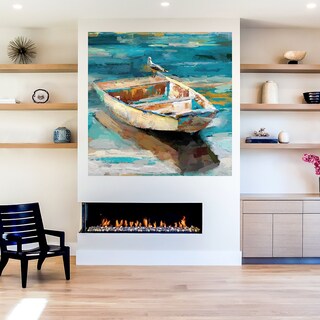 Foto 5 | Foto 5 | Cuadro Decorativo - Caminar Por El Agua - Synthia Saint James - Arte Moderno - Impresión En Lienzo - Fine Art Tj