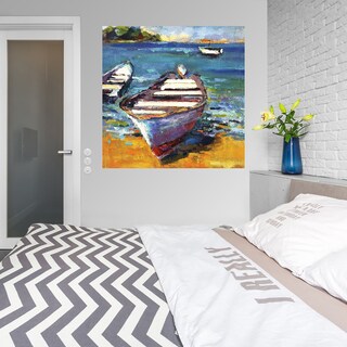 Foto 3 | Foto 3 | Cuadro Decorativo Fine Art TJ 'Bote' de Page Pearson Railsback 94 x 94 cm