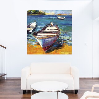 Foto 5 | Foto 5 | Cuadro Decorativo Fine Art TJ 'Barcelona' de Studio Arts 94 x 94 cm
