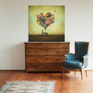Foto 2 | Foto 2 | Cuadro Decorativo Fine Art TJ Botánica del Gran Corazón de Duy Huynh 82 x 82 cm