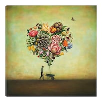 Cuadro Decorativo Fine Art TJ Botánica del Gran Corazón de Duy Huynh 56 x 56 cm