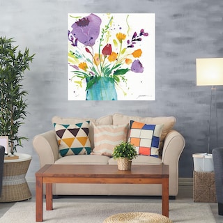 Foto 2 | Foto 2 | Cuadro Decorativo - Flores Brillantes - Sheila Golden - Arte Floral - Impresión En Lienzo - Fine Art Tj
