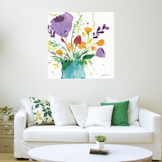 Foto 3 | Foto 3 | Cuadro Decorativo - Flores Brillantes - Sheila Golden - Arte Floral - Impresión En Lienzo - Fine Art Tj