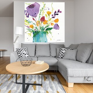 Foto 4 | Foto 4 | Cuadro Decorativo - Flores Brillantes - Sheila Golden - Arte Floral - Impresión En Lienzo - Fine Art Tj