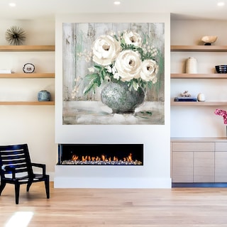 Foto 5 | Foto 5 | Cuadro Decorativo - Flor Blanca Y Sabia I - Willowbrook Fine Art - Arte Floral - Impresión En Lienzo - Fine Art Tj