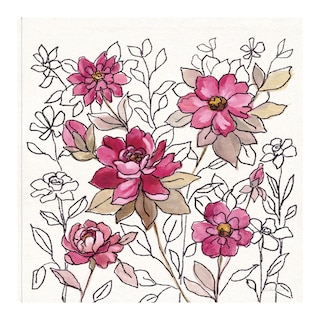 Foto 1 | Foto 1 | Cuadro Decorativo - Encaje De Flor Magenta I - Silvia Vassileva - Arte Floral - Impresión En Lienzo - Fine Art Tj