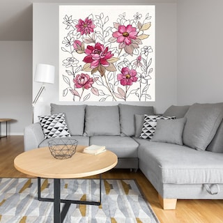 Foto 4 | Foto 4 | Cuadro Decorativo - Encaje De Flor Magenta I - Silvia Vassileva - Arte Floral - Impresión En Lienzo - Fine Art Tj
