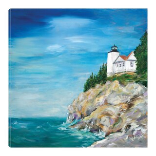 Foto 1 | Foto 1 | Cuadro Decorativo - Faro En La Costa Rocosa Ii - Julie Derice - Arte Costa - Impresión En Lienzo - Fine Art Tj