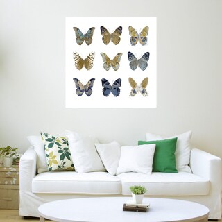 Foto 3 | Foto 3 | Cuadro Decorativo - Estudio De Mariposa I - Julia Bosco - Arte Animales - Impresión En Lienzo - Fine Art Tj