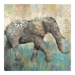 Foto 1 | Foto 1 | Cuadro Decorativo - Elefante Boho I - Heather Hayes - Arte Animales - Impresión En Lienzo - Fine Art Tj