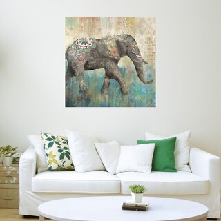 Foto 3 | Foto 3 | Cuadro Decorativo - Elefante Boho I - Heather Hayes - Arte Animales - Impresión En Lienzo - Fine Art Tj