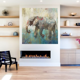 Foto 5 | Foto 5 | Cuadro Decorativo - Elefante Boho Ii - Heather Hayes - Arte Animales - Impresión En Lienzo - Fine Art Tj