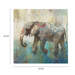 Foto 6 | Foto 6 | Cuadro Decorativo - Elefante Boho Ii - Heather Hayes - Arte Animales - Impresión En Lienzo - Fine Art Tj
